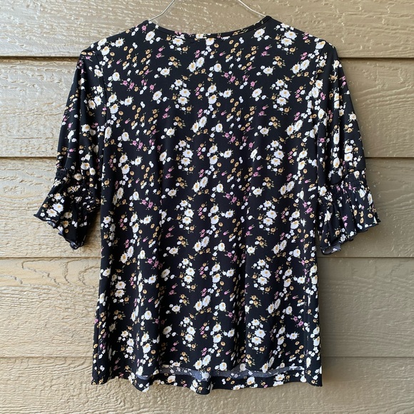 Dressbarn womens top blouse ditsy floral prints - Picture 2 of 12